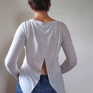 Wilfred Aritzia Open Back Longsleeve